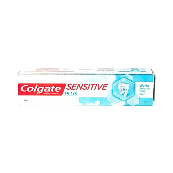 Colgate sensitive plus 70g, works from the first use, ₹195