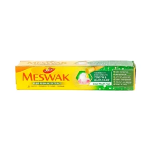 Dabur Meswak 42g, pure miswak extract, 0% added fluoride parabens triclosan formalin, toothpaste for complete tooth & gumcare great mouth feel, ₹20