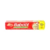 Dabur babool toothpaste 20g + 10g extra = 30g, subah babool ki to din tumahara, strong teeth healthy gums cavity protection fresh breath 50% extra, ₹10