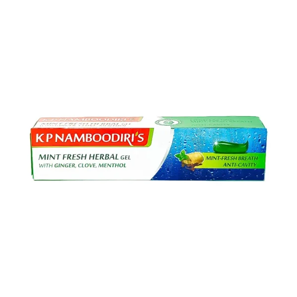 KP Namboodiri's 150g, mint fresh herbal gel with ginger clove menthol, mint fresh breath anti cavity, ₹95