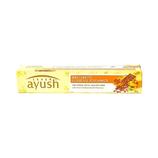 Lever ayush 50g, anti cavity clove oil toothpaste, for strong teeth, healthy gums with clove oil & dasanakanthi choornam ₹20