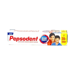 New pepsodent, fights germs, protects against cavities, 12hr germi check ₹20 only 42g