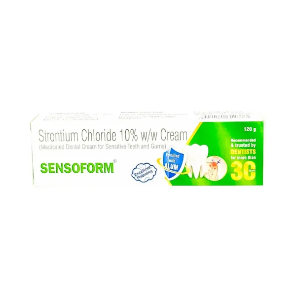 Sensoform-120g-strontium-chloride-10-medicated-dental-cream-for-sensitive-teeth-and-gums-recommended-trusted-by-dentists-for-more-than-30-years-fortified-with-alum-excellent-foaming-₹156