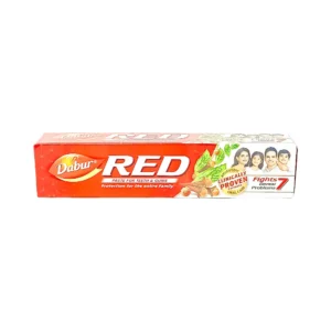 Dabur red 200g, paste for teeth & gums protection for the entire family, ayurvedic clinically proven formula oral care fights 7 dental problems, ₹125