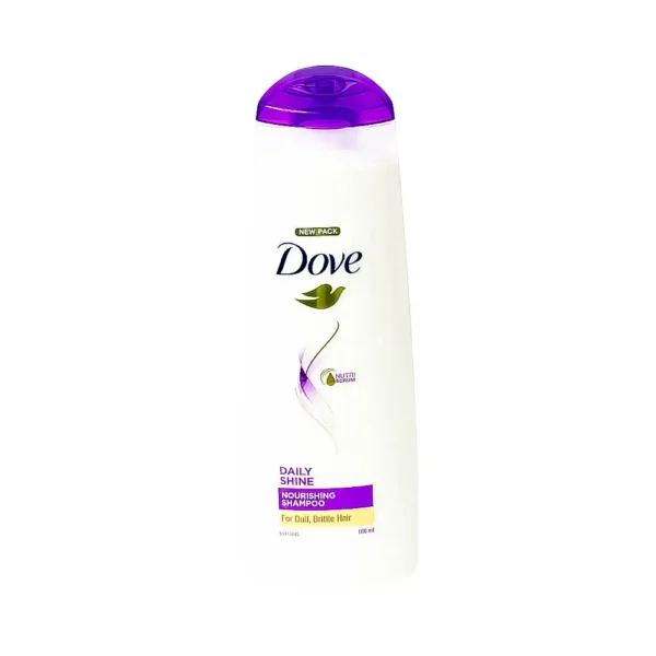 Dove daily shine nourishing shampoo 180ml, for dull brittle hair nutri serum, ₹180