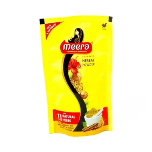 Meera advanced herbal powder 40g, with 11 natural herbs for best results use with oil bath to reduce excess body heat goodness of tradition ready to mix, ₹39