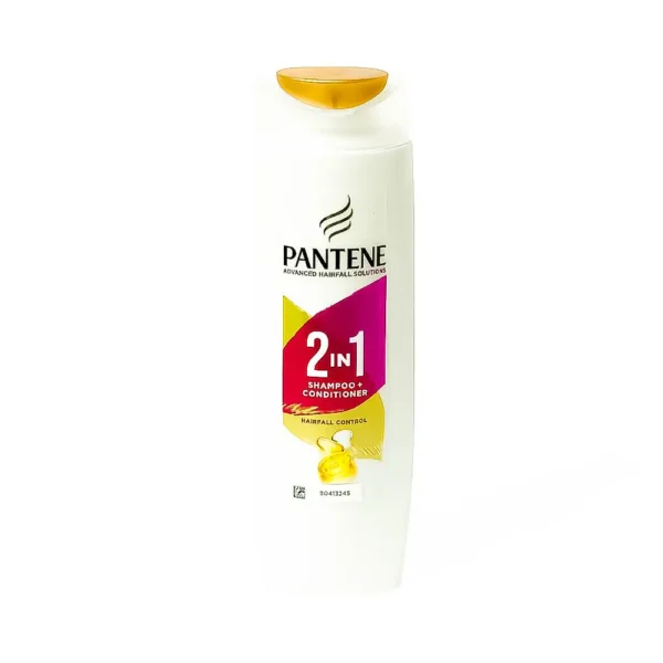 Pantene 2 in 1 shampoo + conditioner 180ml, hairfall control advanced hairfall solutions, ₹210