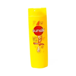 Sunsilk nourishing soft & smooth shampoo 180ml, active mix with egg protein almond oil & vitamin C soft yet strong, ₹135