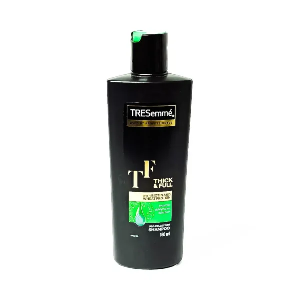 Tresemme thick & full shampoo 180ml, with biotin and wheat protein system for visibly thicker fuller hair pro collection shampoo used by professionals , ₹190