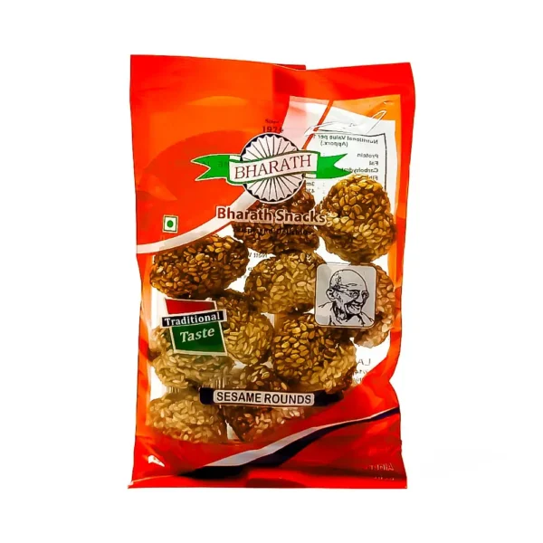 Bharath snacks white sesame balls 70g, crispy and delicious traditional taste, ₹30 Only